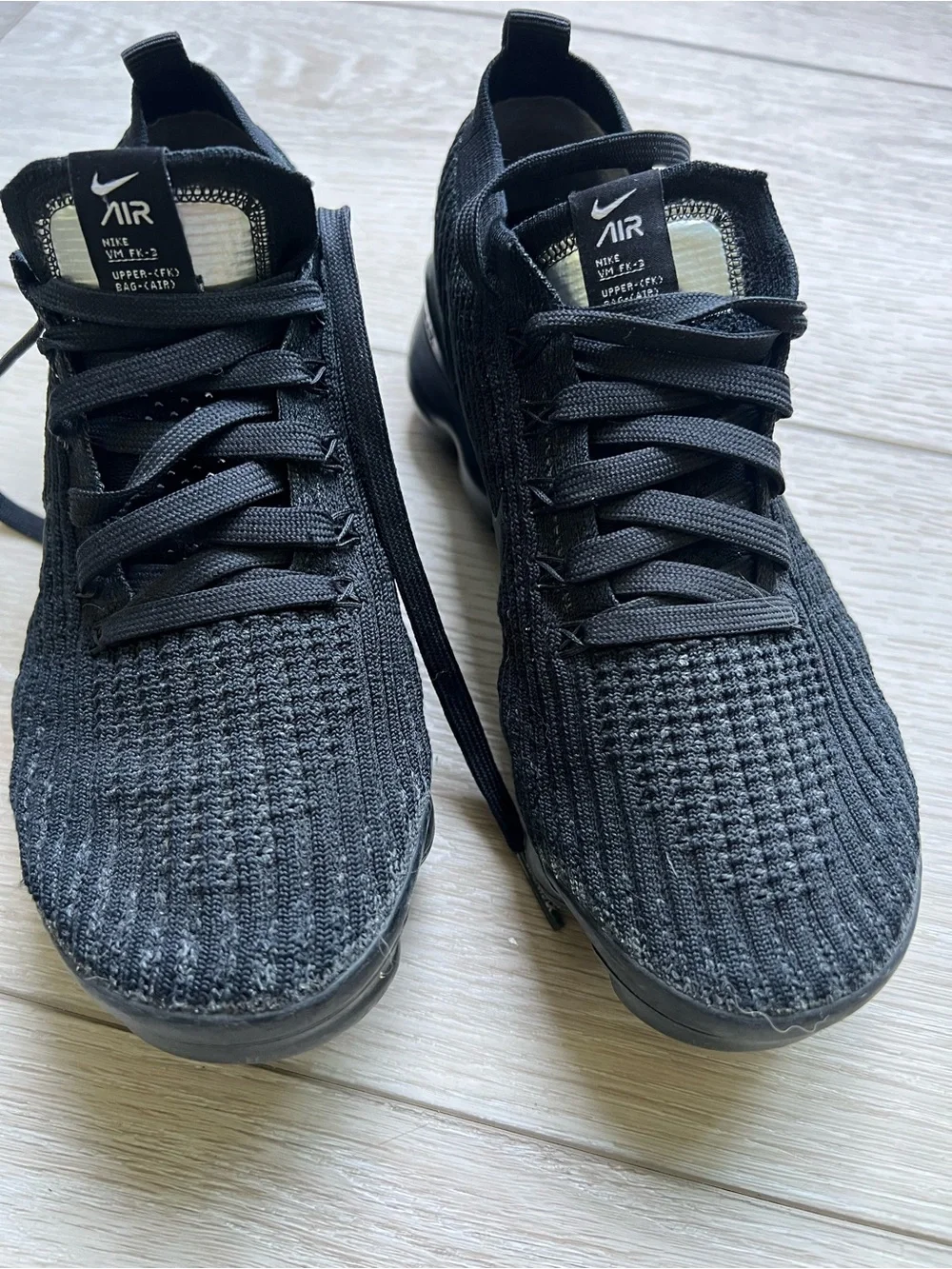 Nike VaporMax Knit Sneakers - Black - EU 38 - Picture 7 of 11